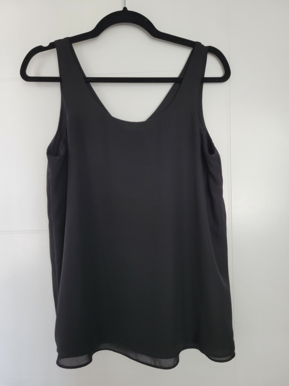 Denver Hayes Black Reversible Sleeveless Tank Top